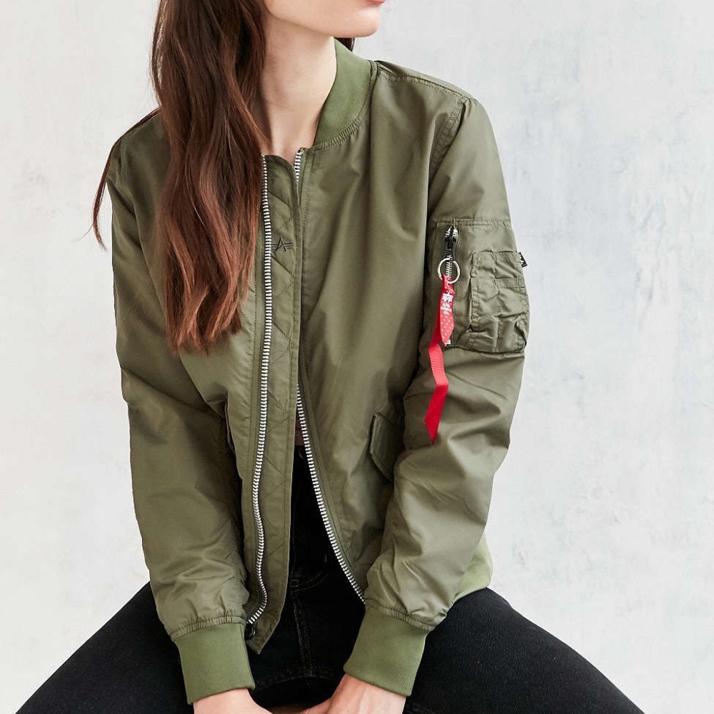 NWOT Alpha Industries women’s bomber jacket